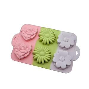   قالب شمع سیلیکونی وارداتی گل جور