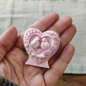 قالب سیلیکونی شمع مرغ عشق ۴ سانت