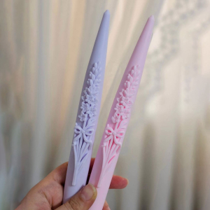 قالب سیلیکونی شمع قلمی سنبل ۲۰ سانت