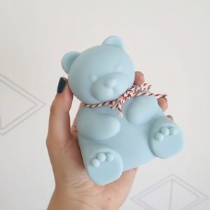 قالب سیلیکونی شمع خرس تدی تپل بزرگ