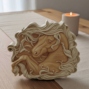 قالب شمع سیلیکونی کتیبه هورس 13cm