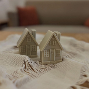 قالب شمع سیلیکونی کلبه پینترستی 8cm