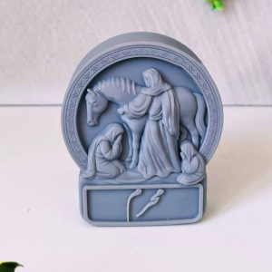 قالب شمع سیلیکونی کتیبه محرم 6cm