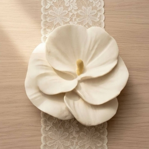 قالب شمع سیلیکونی ارکیده ژورنالی 10cm