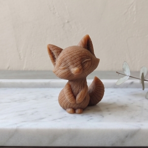 قالب شمع سیلیکونی روباه 4cm