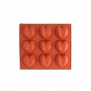 قالب سیلیکونی قلب اوریگامی 5 سانتی کد MSM12