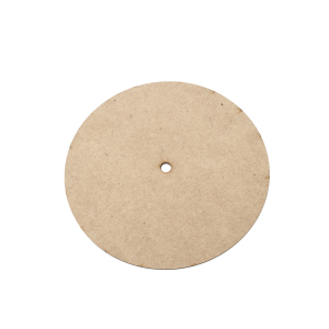 قطعه چوبی طرح ساعت 3mil قطر 30cm  