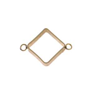 قاب آویز برنجی لوزی 1.6 سانتیمتر