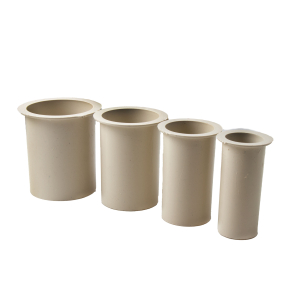 قالب شمع پلاستیکی استوانه بسته 4 عددی ارتفاع ۸cm کد 8004