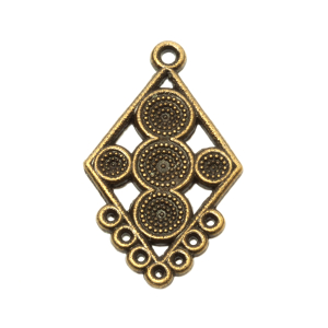 آویز طرح لوزی زرد قلم