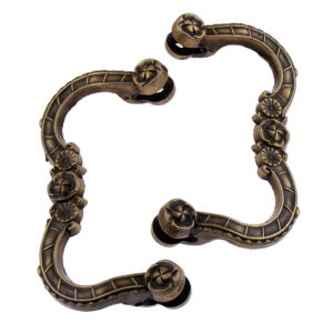 دستگیره سینی دهان ماری نسترن آنتیک