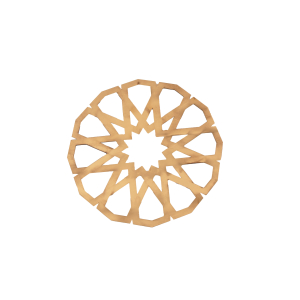 استیکر رزینی طرح ماندلا کوچک قطر 10 cm