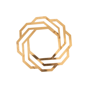 استیکر رزینی رینگ طرح کوفی 19.5 سانت