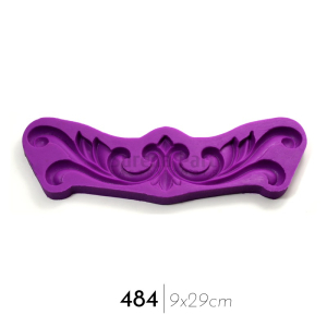قالب سیلیکونی طرح قاب حاشیه سلطنتی متوسط کد m484