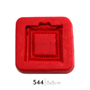 قالب سیلیکونی طرح قاب مربع 8 سانتی کد m544