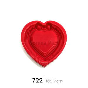 قالب سیلیکونی قلب 17cm کد m722