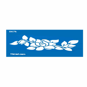 شابلون استنسیل طرح گل کد 67K