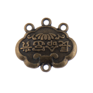 پایه گردنبند زردقلم 19*17 mm