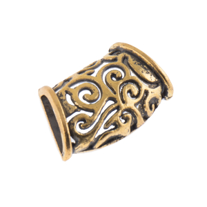 پایه گردنبند زرد قلم 26x16 mm