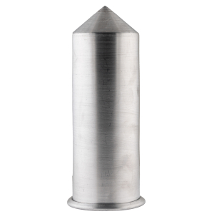 قالب شمع فلزی استوانه کله قندی ارتفاع 21 قطر 7