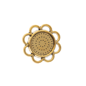 قاب آویز طلایی سایز 2.4 cm