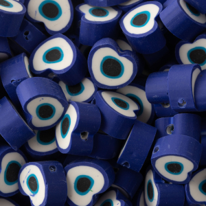 مهره فیمو طرح چشم نظر سایز 10کد 60