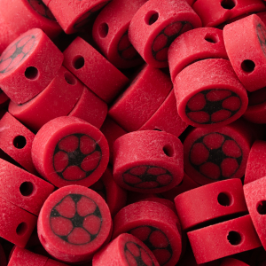 مهره فیمو طرح توپ سایز 10کد 70