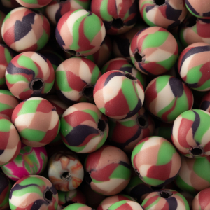 مهره فیمو عدد دایره سایز 8 کد 101