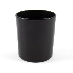 شات شمع مشکی براق ارتفاع 8 قطر 7 سانتی متر