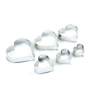 کاتر 6 تایی قلب ساده کد 27004