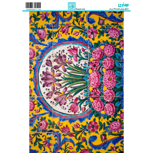 کاغذ دکوپاژ طرح اسلیمی سایز A4 کد 6114